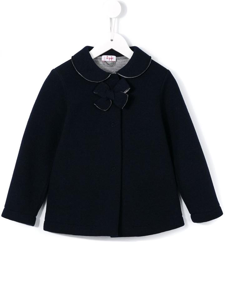 Il Gufo Bow Detail Coat