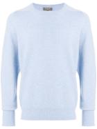 N.peal Buckingham 2ply Sweater - Blue