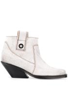 Diesel Ankle Boots - White