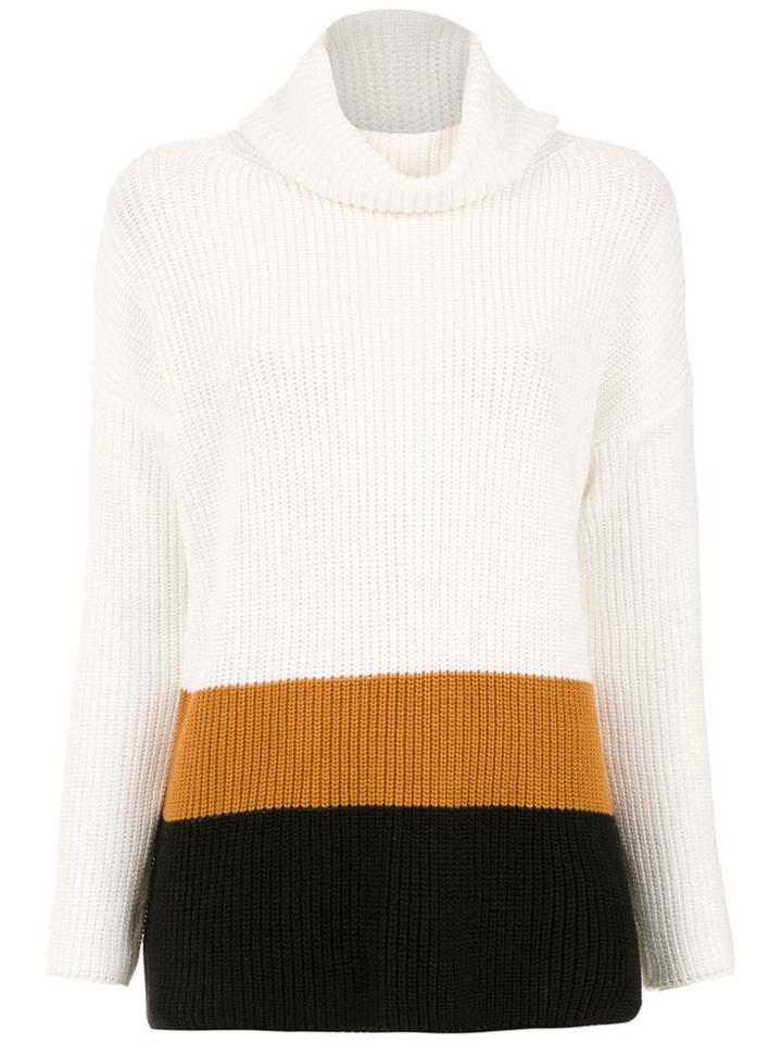 Egrey Color Block Sweater - Yellow