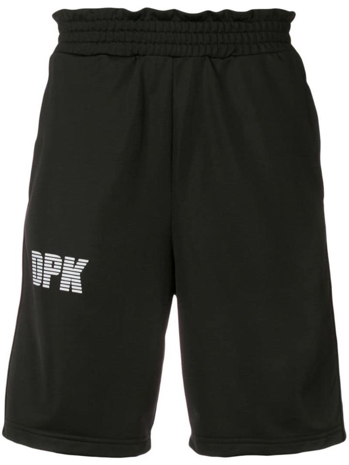 Paura X Kappa Elasticated Waist Shorts - Black