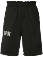 Paura X Kappa Elasticated Waist Shorts - Black
