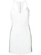 Manokhi Leather Mini Dress - White