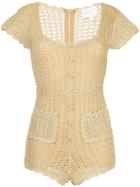 Alice Mccall Hot Like Fire Playsuit - Metallic