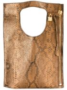 Tom Ford Alix Zip Tote Bag - Brown
