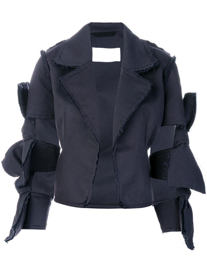 Roberts Wood Bow Embellished Jacket - Blue