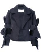 Roberts Wood Bow Embellished Jacket - Blue