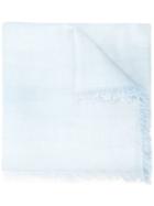 Carolina Herrera Fringed Scarf - Blue