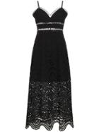 Zimmermann Jaya Sleeveless Wave Bodice Cotton Dress - Black