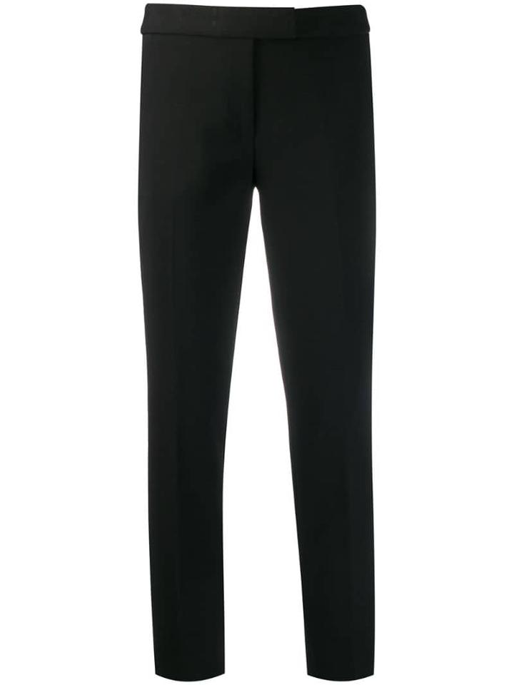 Michael Michael Kors Slim Fit Cropped Trousers - Black