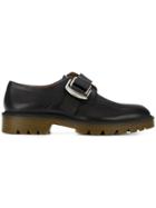Givenchy Oversized Buckle Monk Shoes - Black