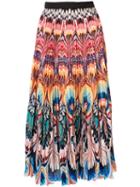 Mary Katrantzou Geometric Flared Skirt - Multicolour