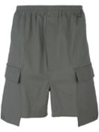 Rick Owens Knee Length Shorts, Men's, Size: 50, Green, Cotton/other Fibers