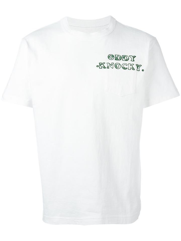 Sacai Oddy Knocky T-shirt, Men's, Size: 2, White, Cotton
