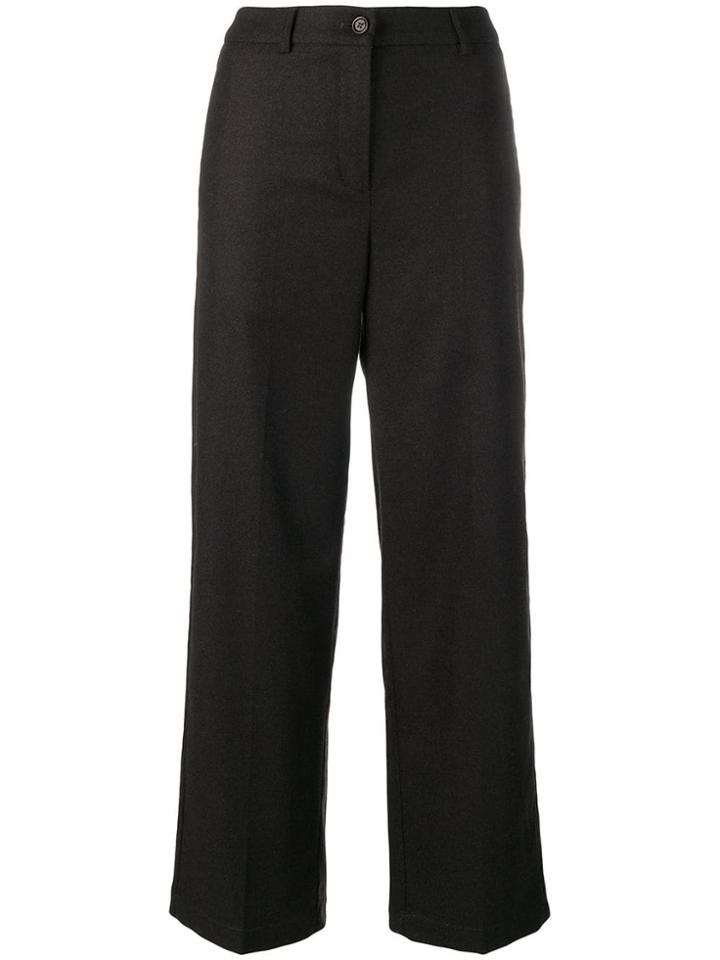 Ymc Wide Leg Trousers - Brown