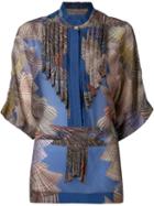 Scanlan Theodore Fan Print Blouse