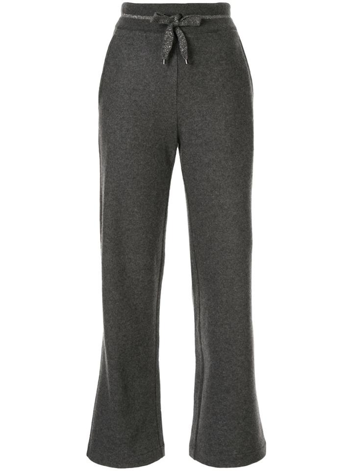 Lorena Antoniazzi Welless Jogging Pants Lurex Stripes Waistband 88%co