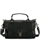 Proenza Schouler Tiny Ps1 Satchel, Women's, Black, Calf Leather