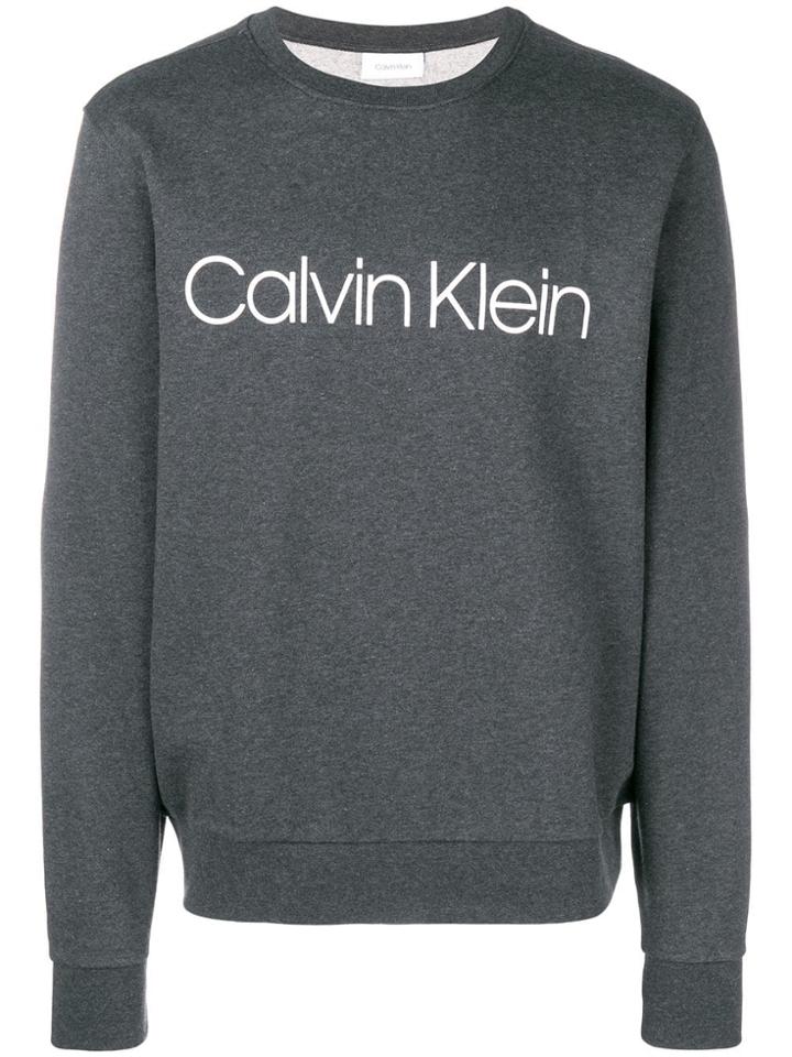 Ck Calvin Klein Classic Logo Sweatshirt - Grey