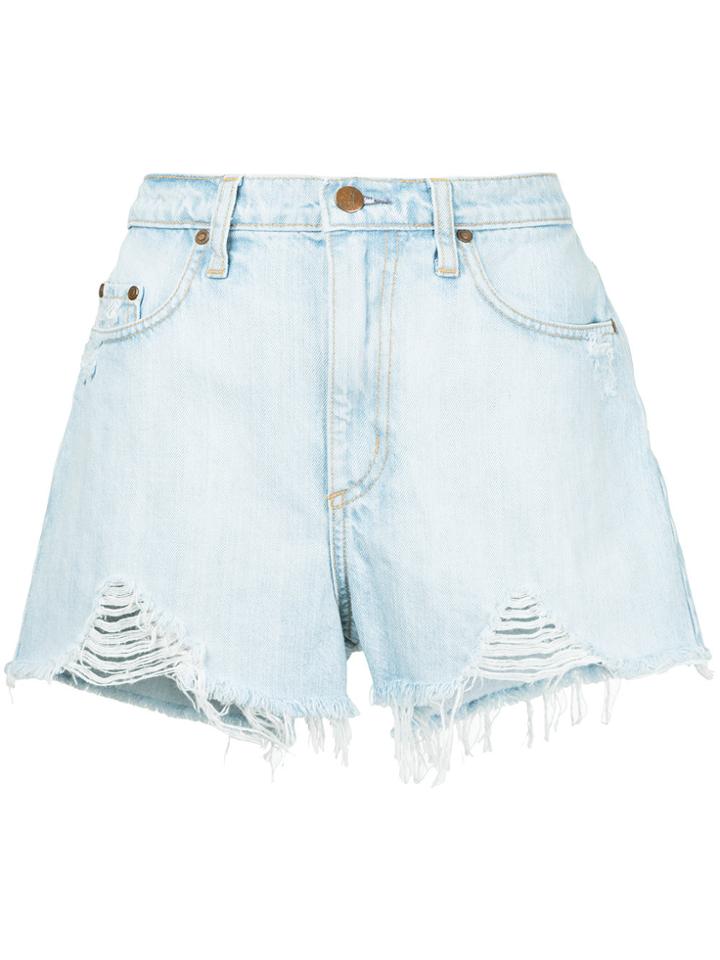 Nobody Denim Skyline Raw Short Vanish Shorts - Blue