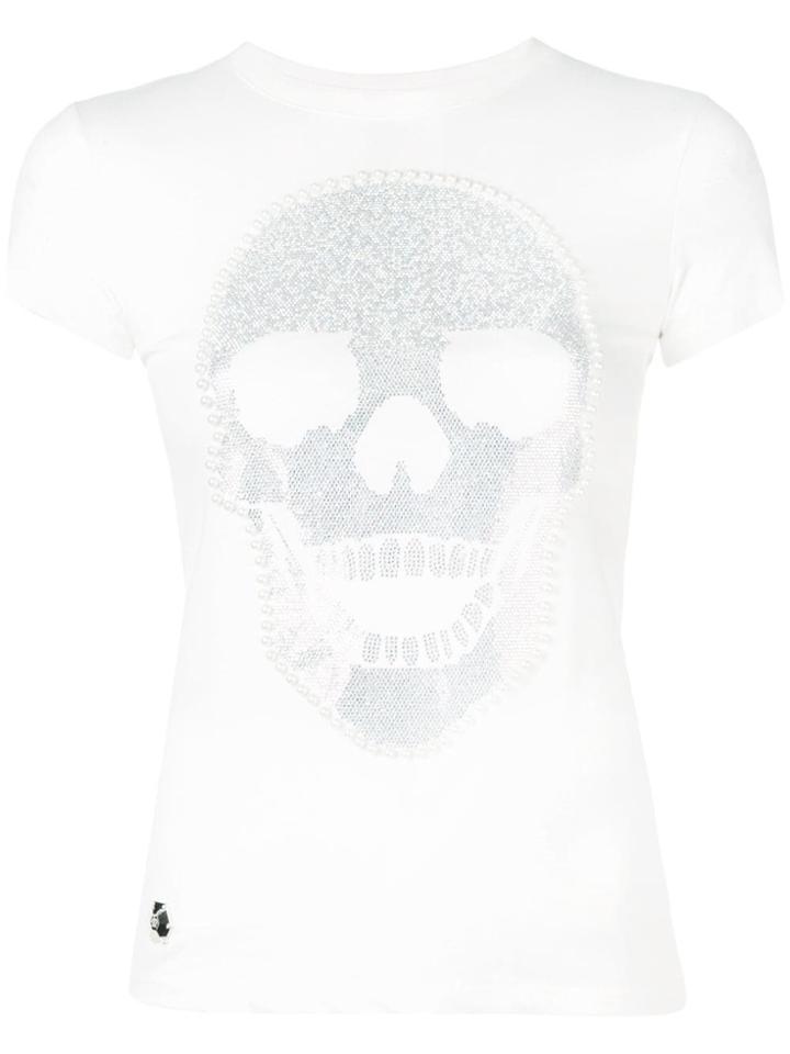 Philipp Plein Ss Skull T-shirt - White