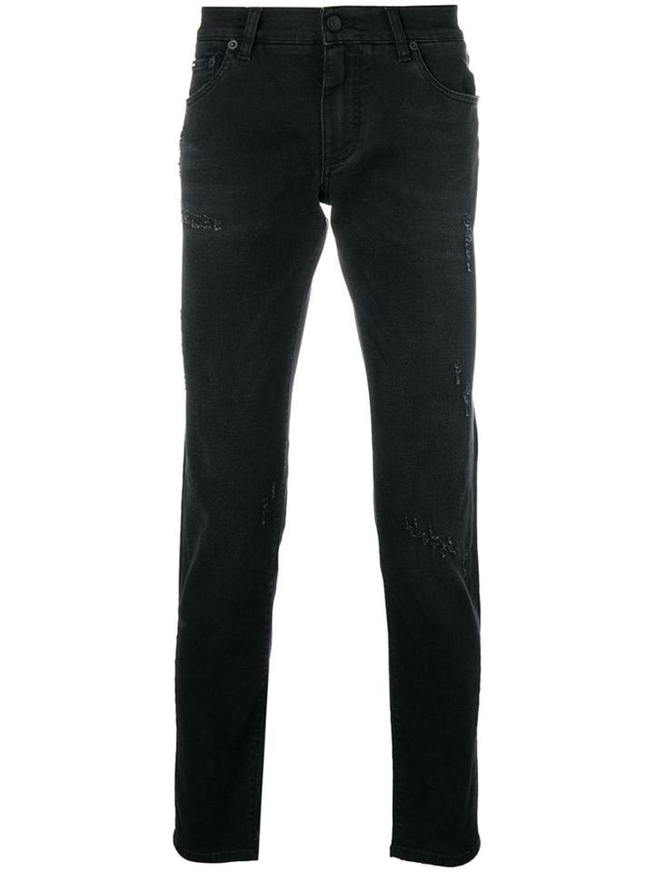 Dolce & Gabbana Skinny-fit Stretch Jeans - Black