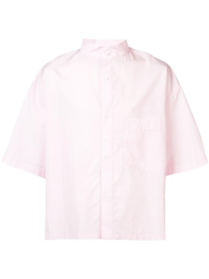 Hed Mayner Shortsleeved Shirt - Pink & Purple