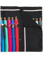 Paul Smith Pen Print Scarf - Multicolour