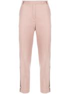 Styland Cropped Straight Leg Trousers - Nude & Neutrals