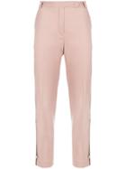 Styland Cropped Straight Leg Trousers - Nude & Neutrals