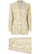 Chanel Pre-owned 1998's Setup Suit Jacket Skirt - Green