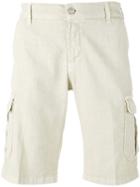 Entre Amis - Cargo Shorts - Men - Cotton/linen/flax - 38, Nude/neutrals, Cotton/linen/flax