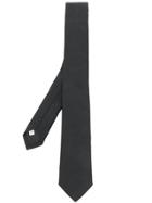 Maison Margiela Classic Woven Tie - Black