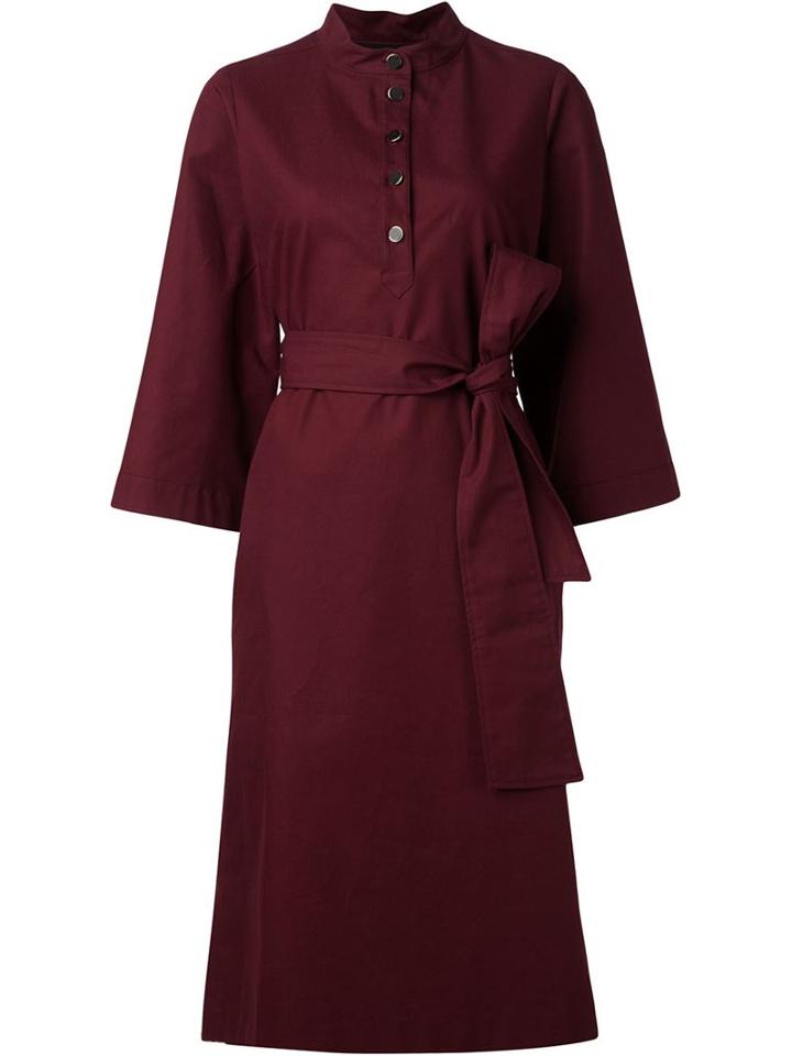 Vanessa Seward Belted Midi Dress