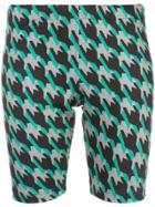 Barbara Bologna Houndstooth Cycling Shorts - Blue