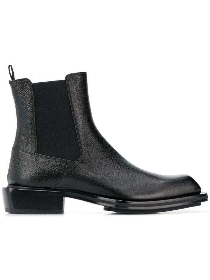 Alexander Mcqueen Elasticated Panel Boots - Black