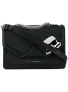 Karl Lagerfeld K/ikonik Klassik Shoulder Bag - Black