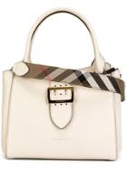 Burberry Front Buckle Tote - Nude & Neutrals
