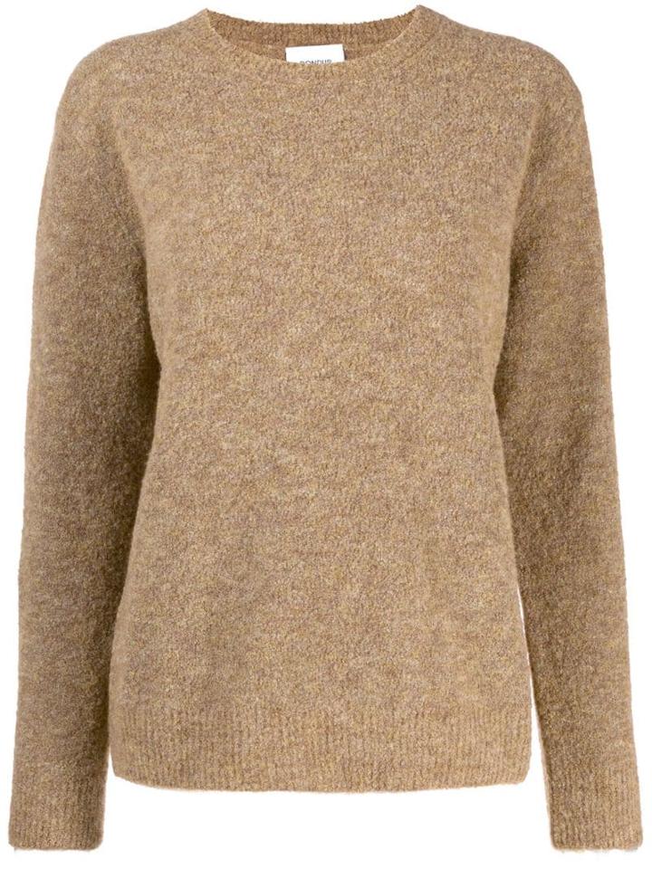 Dondup Round Neck Jumper - Brown