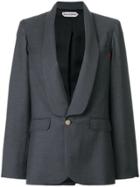Giacobino Boxy Single-breasted Blazer - Grey