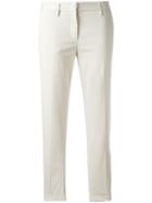 Aspesi Cropped Trousers, Size: 40, Nude/neutrals, Cotton/spandex/elastane
