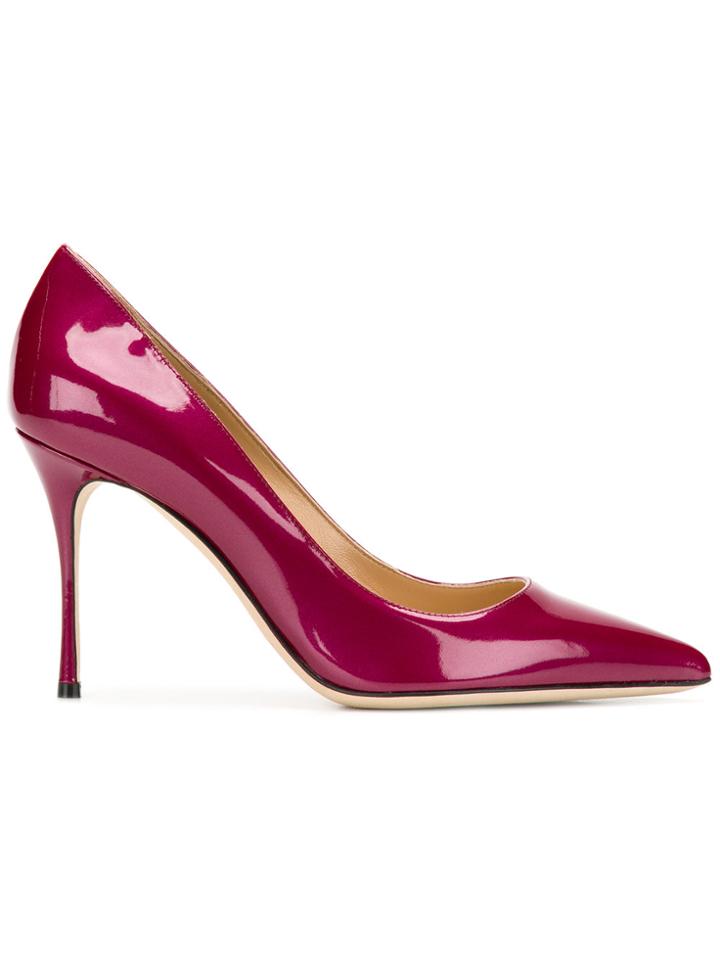 Sergio Rossi Pointed Stiletto Pumps - Pink & Purple