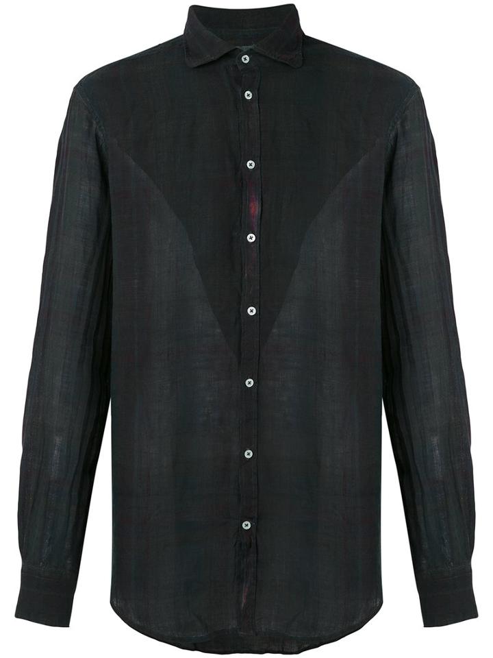 Massimo Alba - 'canary' Shirt - Men - Linen/flax - M, Green, Linen/flax