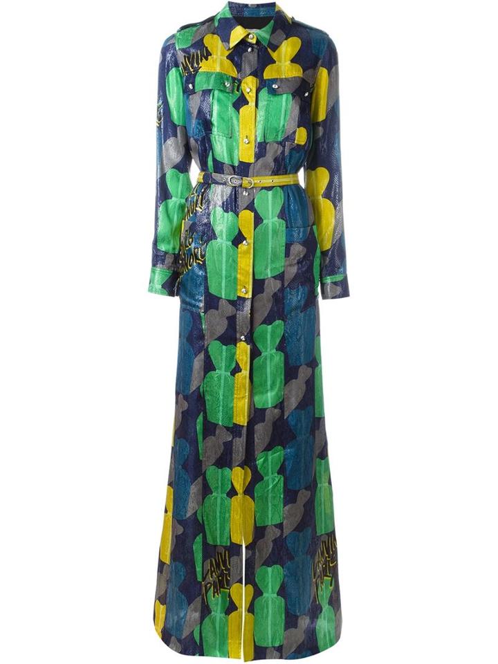 Lanvin Maxi Shirt Dress, Women's, Size: 38, Silk/polyamide