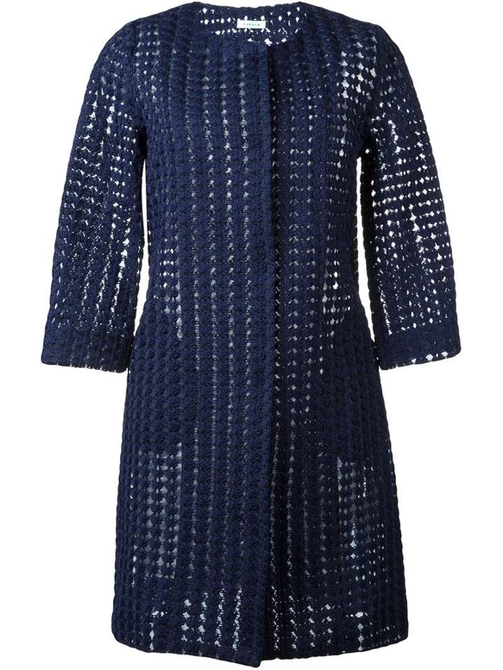 P.a.r.o.s.h. 'plastic' Coat, Women's, Size: Medium, Blue, Polyester