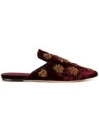 Sanayi 313 Embellished Slippers - Pink & Purple