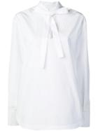 Valentino Front Ribbon Detailed Shirt - White