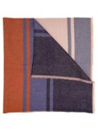 Browns Striped Scarf, Men's, Yellow/orange, Merino