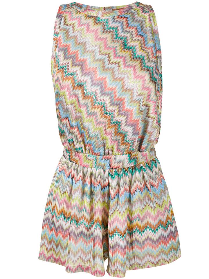 Missoni - Mare Zigzag Sleeveless Playsuit - Women - Viscose - 38, Viscose