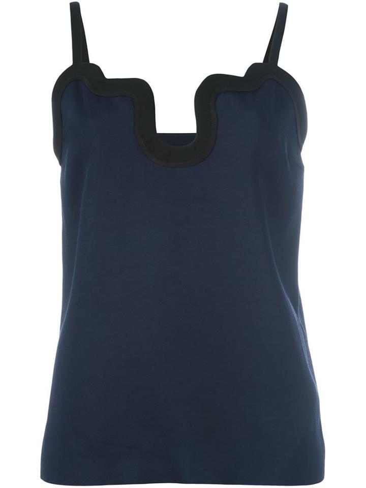 Victoria Victoria Beckham Waved Trim Camisole